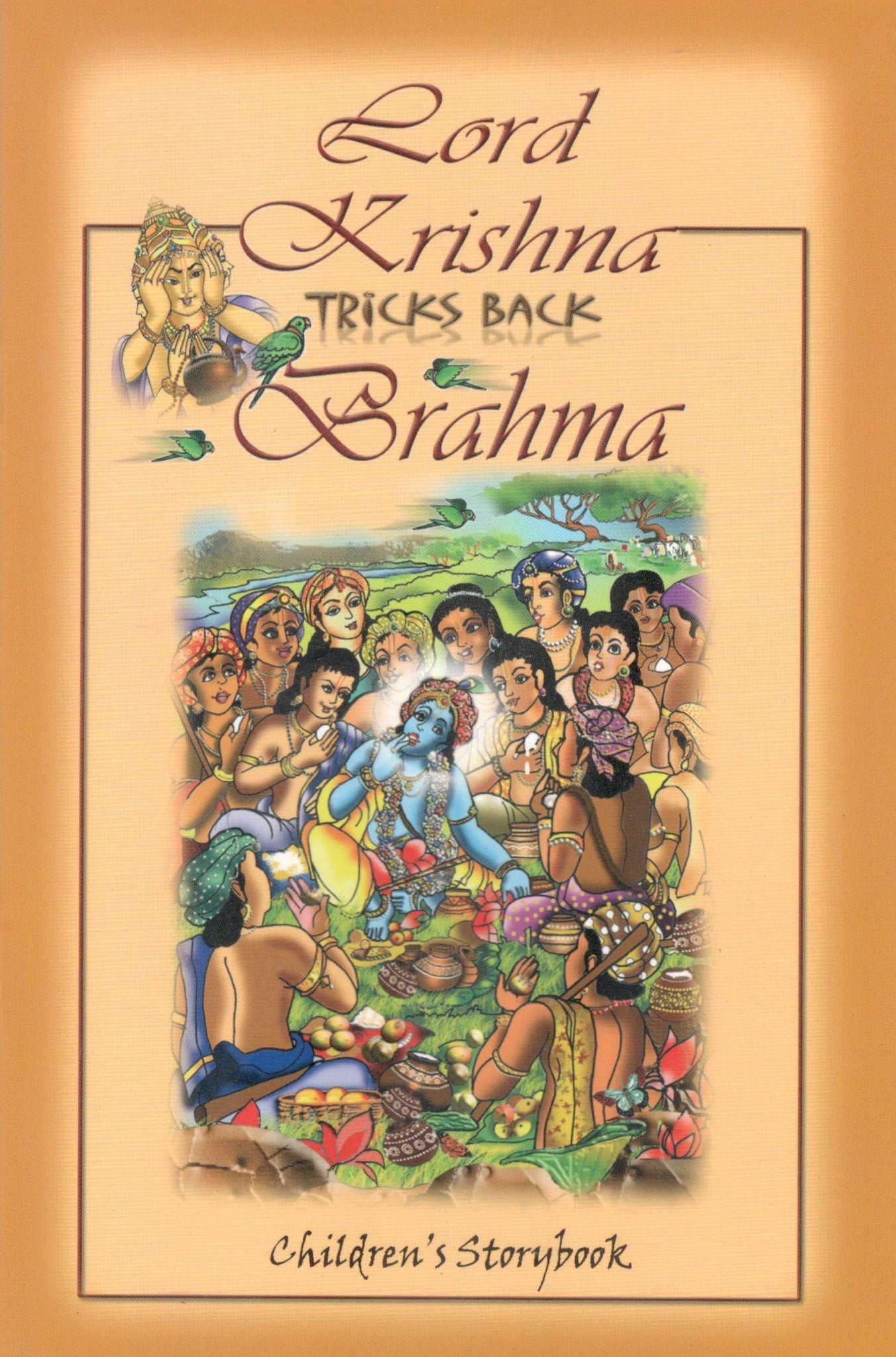 Lord Krishna Tricks Back Brahma